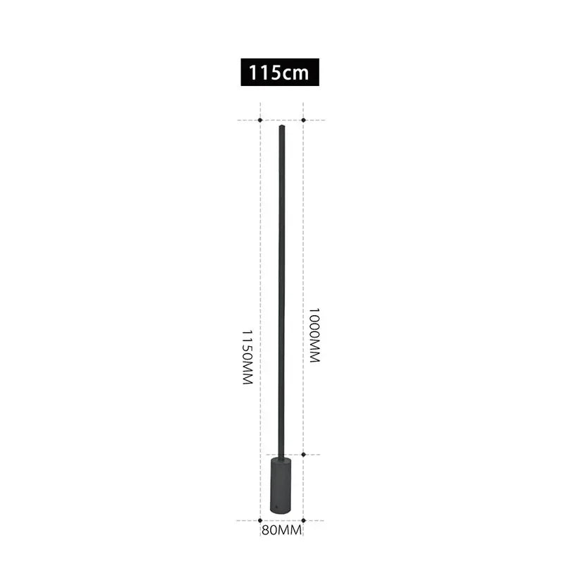 LumiStelo – Moderne LED Garten-Sockellampe