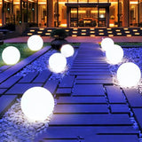 LumiGlow LED Gartenkugel – 16 Farben, Fernbedienung & Wiederaufladbar