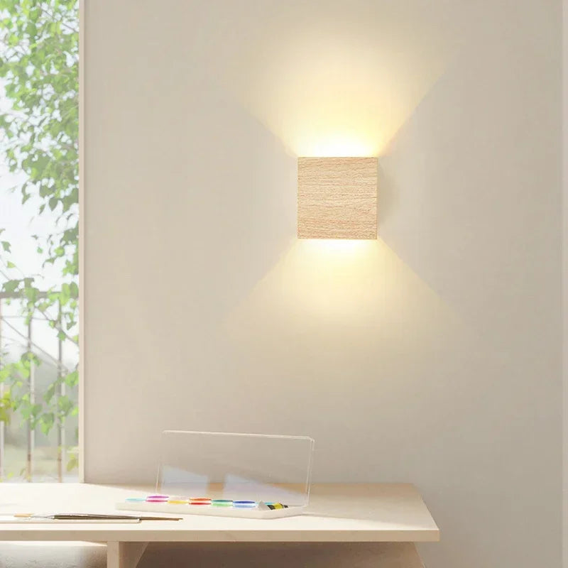 NORDLUM NaturLite LED-Wandleuchte