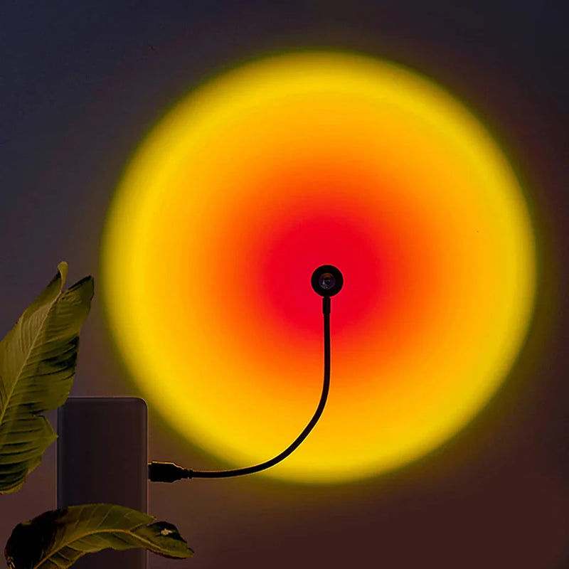 SunGlow USB Sunset LED Projektor