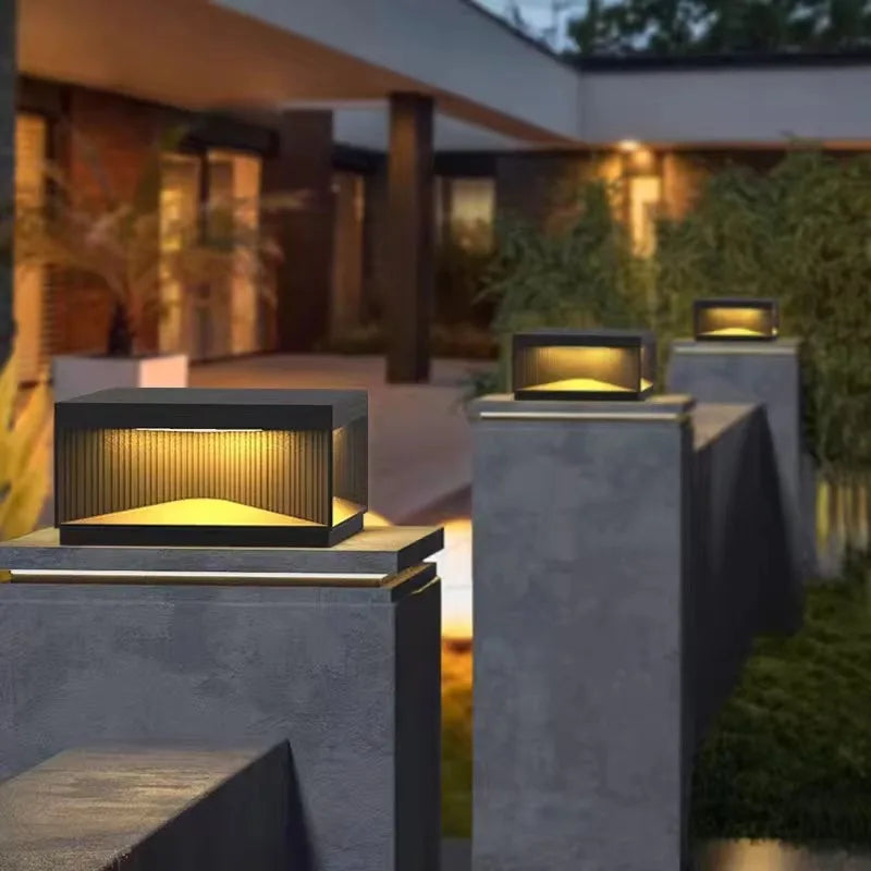 LuxoBox LED Garten-Pfeilerleuchte