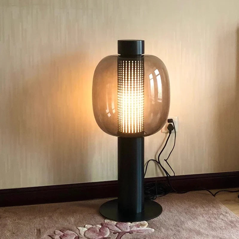 BonboriGlow Nordische Glas-Stehlampe