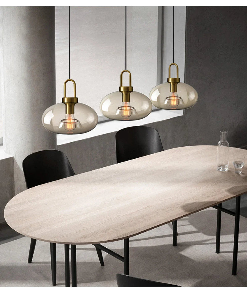 LumiLoft Glas Pendelleuchte