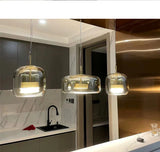 LumiGlow – Elegante Pendelleuchte aus Glasstein mit LED