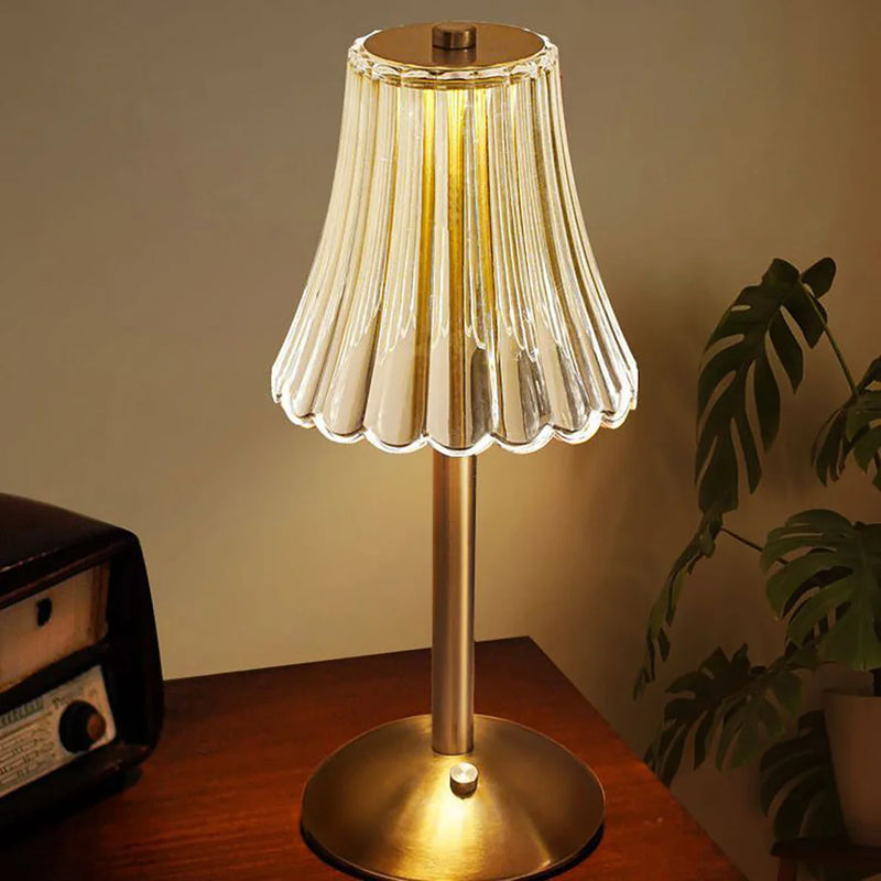 Aurora CrystalTouch – Klassische Kristall-LED-Tischlampe mit Touchbedienung