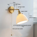 Kyotaro Wandleuchte – Japanische Keramik-Wandlampe mit LED-Kompatibilität