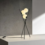 LunaGlow 3D Mond Stehlampe – Moderne LED Tripod Lampe für Wohnzimmer, Schlafzimmer & Büro