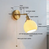 Kyotaro Wandleuchte – Japanische Keramik-Wandlampe mit LED-Kompatibilität