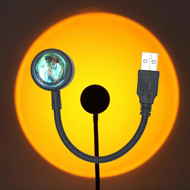 SunGlow USB Sunset LED Projektor