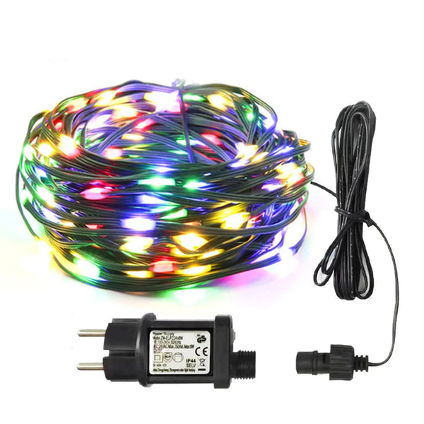 GLOWLINE – 10M-100M Wasserdichte LED-Lichterkette mit 8 Modi