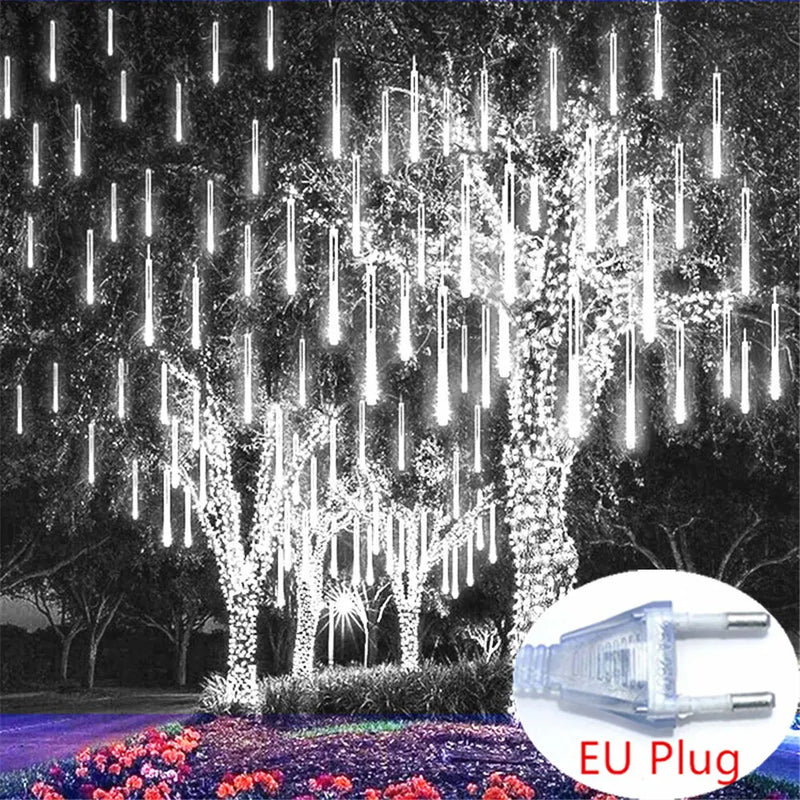 SternFall 50cm LED Meteorregen-Lichterkette,  Weihnachtsbeleuchtung