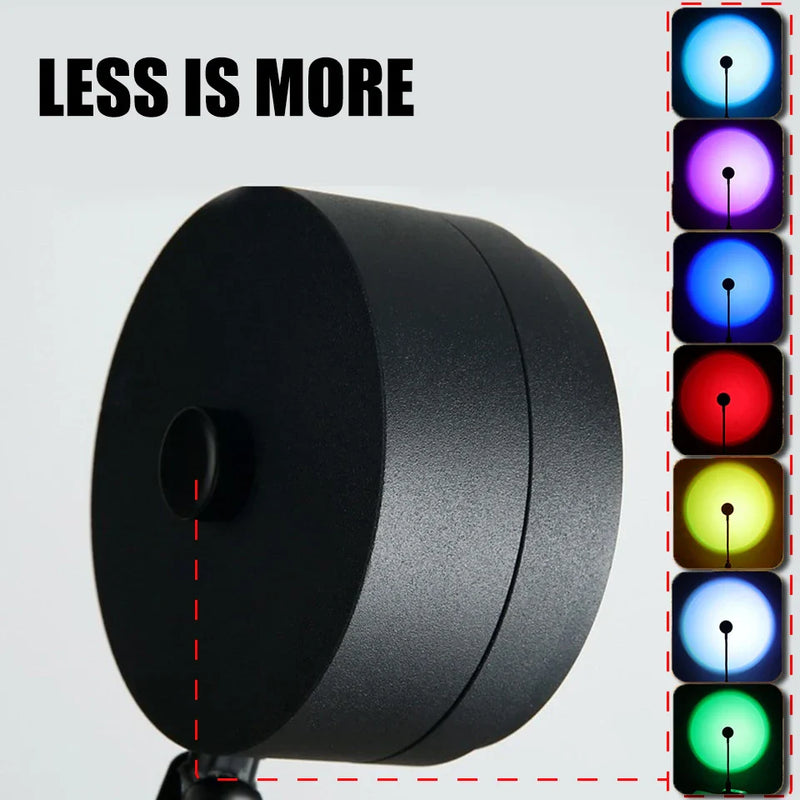 SunGlow USB Sunset LED Projektor