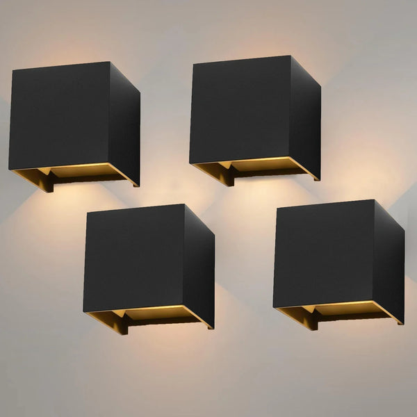 LUMICUBE LED Wandleuchten Set (4 Stück)
