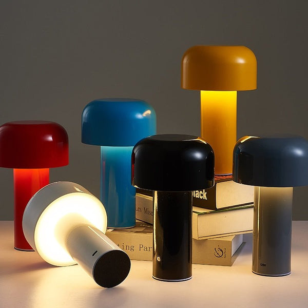 Italienische kabellose Pilz-Tischlampe