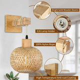 SolBambu Wandlampe – Handgeflochtene Bambuslaterne für Moderne Naturräume