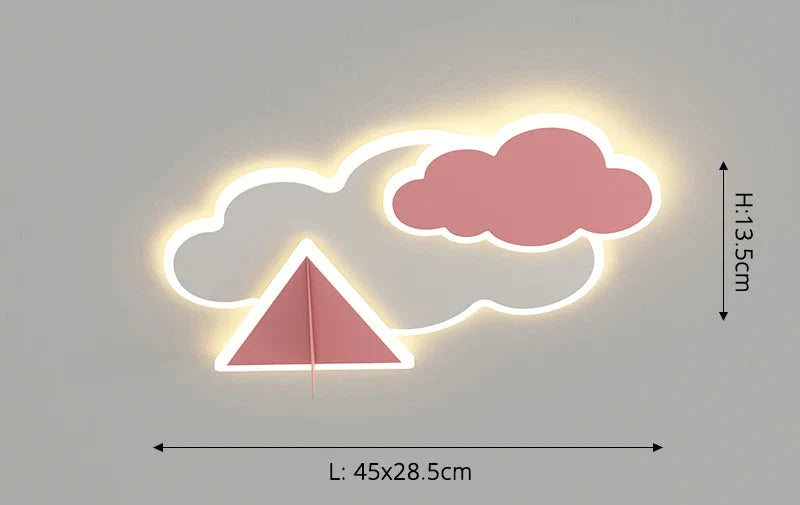 CosmoGlow LED Astronauten Wolken-Deckenleuchte