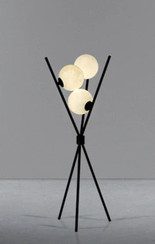 LunaGlow 3D Mond Stehlampe – Moderne LED Tripod Lampe für Wohnzimmer, Schlafzimmer & Büro