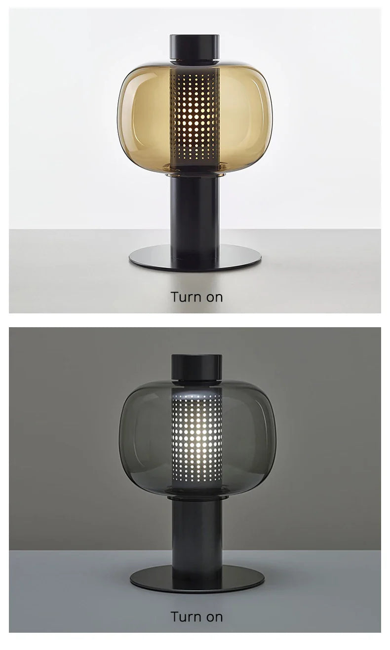 BonboriGlow Nordische Glas-Stehlampe