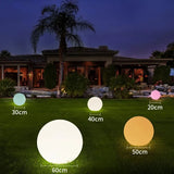 LUXARÉ GlowSphere RGB Gartenleuchte
