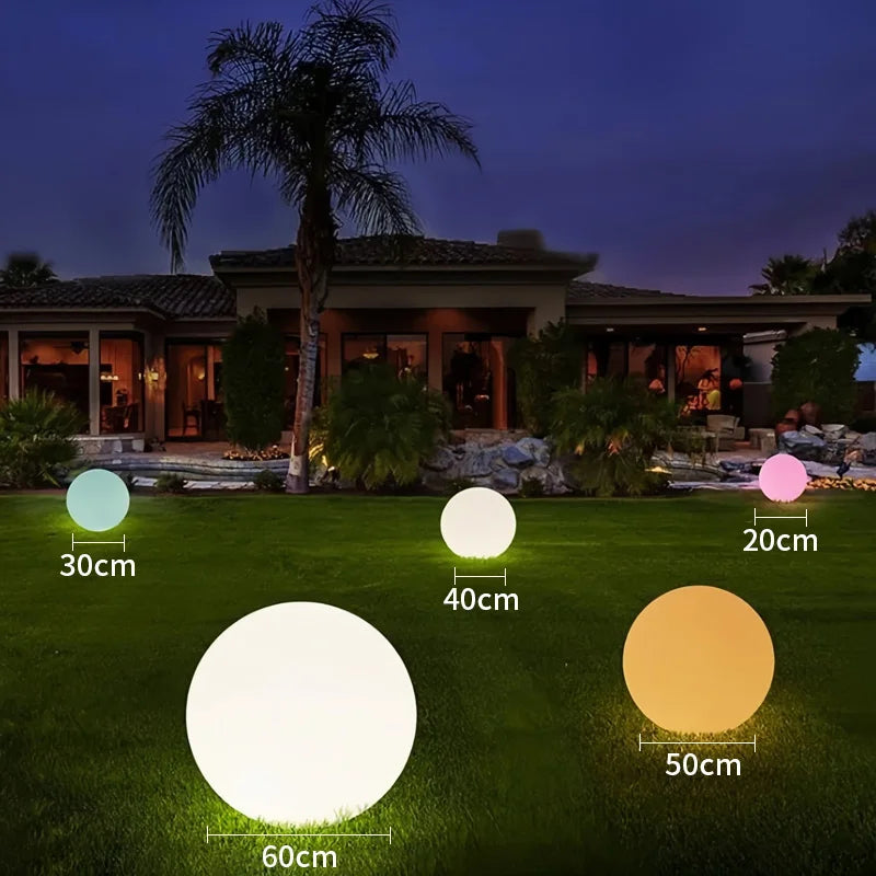 LUXARÉ GlowSphere RGB Gartenleuchte