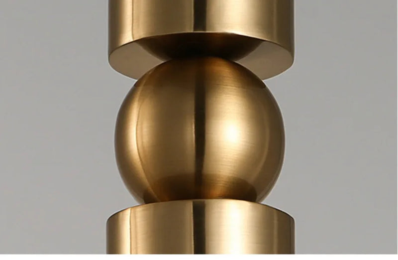 Luxe Aurea Goldene Pendelleuchte – Minimalistische LED-Deckenlampe