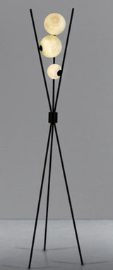 LunaGlow 3D Mond Stehlampe – Moderne LED Tripod Lampe für Wohnzimmer, Schlafzimmer & Büro