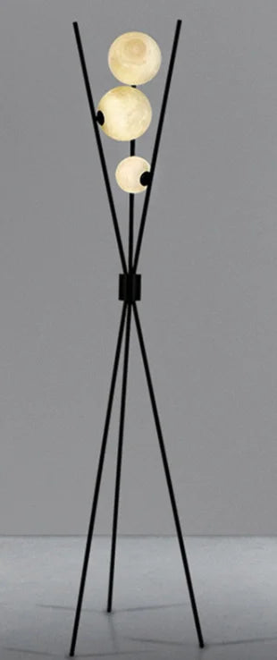 LunaGlow 3D Mond Stehlampe – Moderne LED Tripod Lampe für Wohnzimmer, Schlafzimmer & Büro