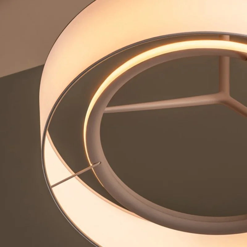 CircoLuce: Moderne Minimalistische LED Stoff-Hängeleuchte