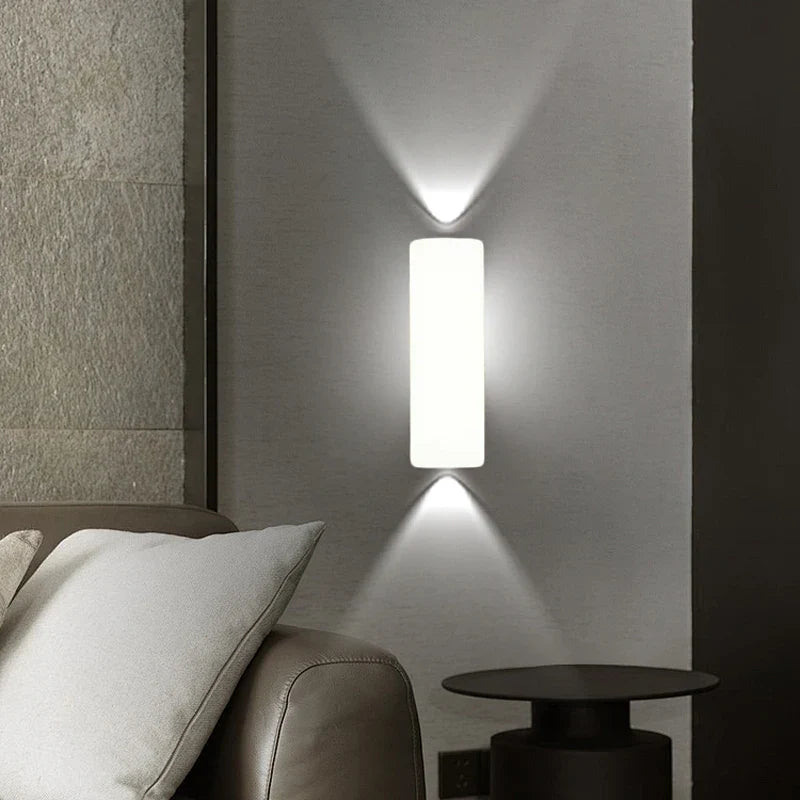 NordiLux LED Wandleuchte – Wasserdichte Moderne Außen-/Innenlampe für Garten, Flur & Schlafzimmer (7W / 10W)