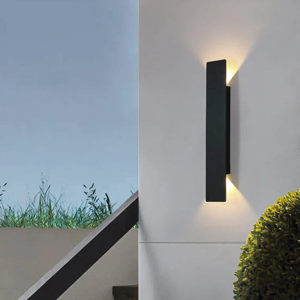 Triglow – Wasserdichte moderne LED-Wandleuchte für den Außenbereich