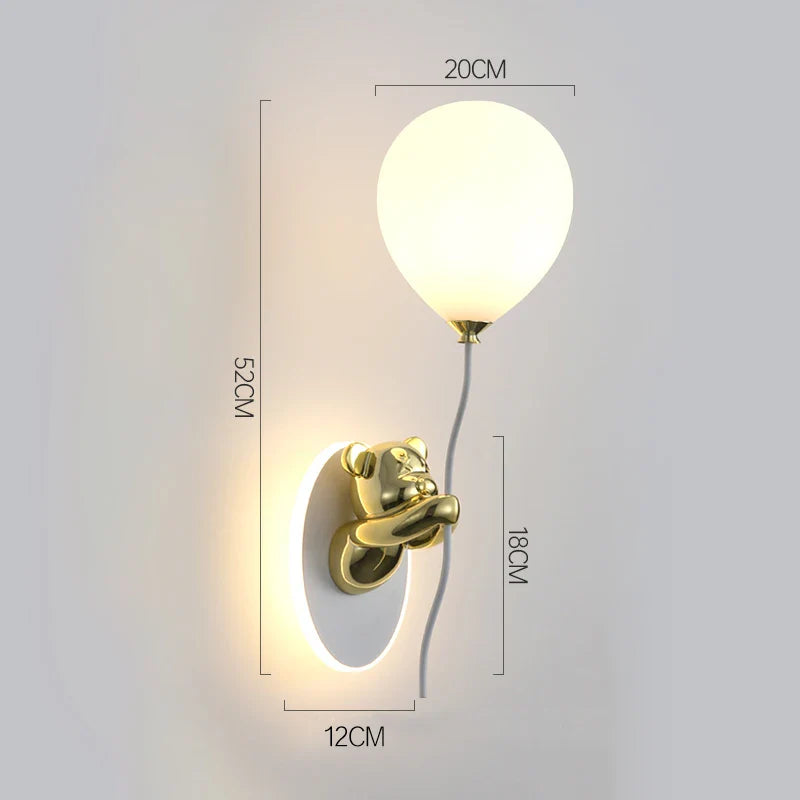 BearGlow LED Kinder-Wandleuchte