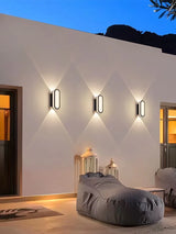 NordiLux LED Wandleuchte – Wasserdichte Moderne Außen-/Innenlampe für Garten, Flur & Schlafzimmer (7W / 10W)
