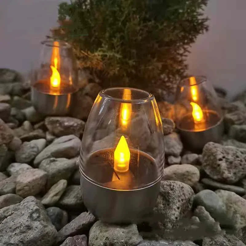 LumiVibe Solar LED Kerze