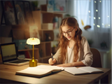 LumiVintage 3000 – Retro LED Tischlampe mit Touch-Dimmung und 3000mAh Akku