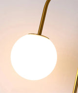 Nordic Luxe Vloerlamp met Marmeren Bijzettafel