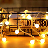LumiGlobe 10M Kleine Kugel-Lichterkette – USB/Batterie