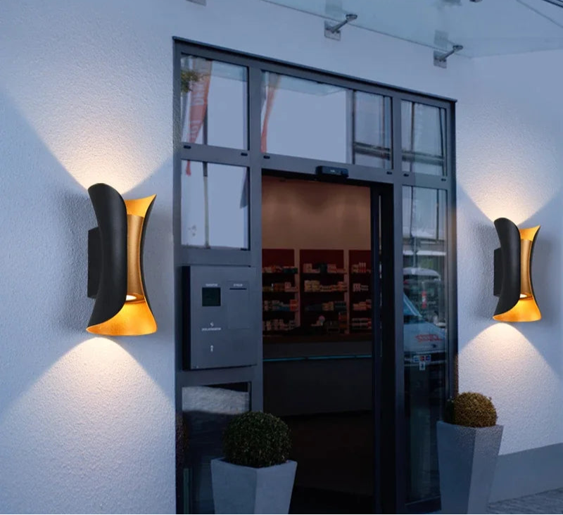 Nordluxo LED Wandleuchte Modern – IP65 Wasserdicht | Für Innen & Außen