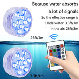 LUMISNAP 10-LED RGB Unterwasser-Magnetleuchten