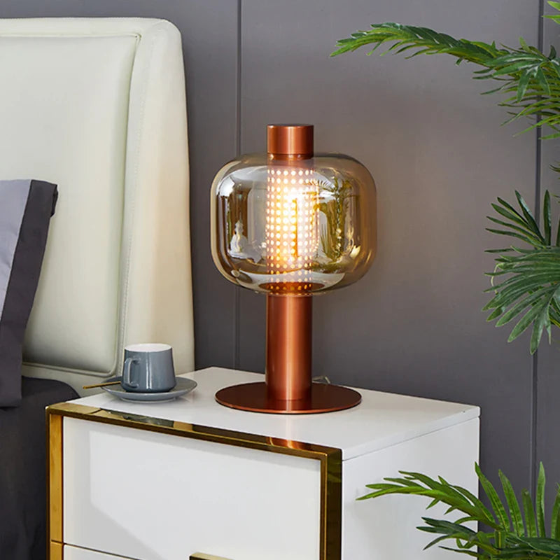 BonboriGlow Nordische Glas-Stehlampe