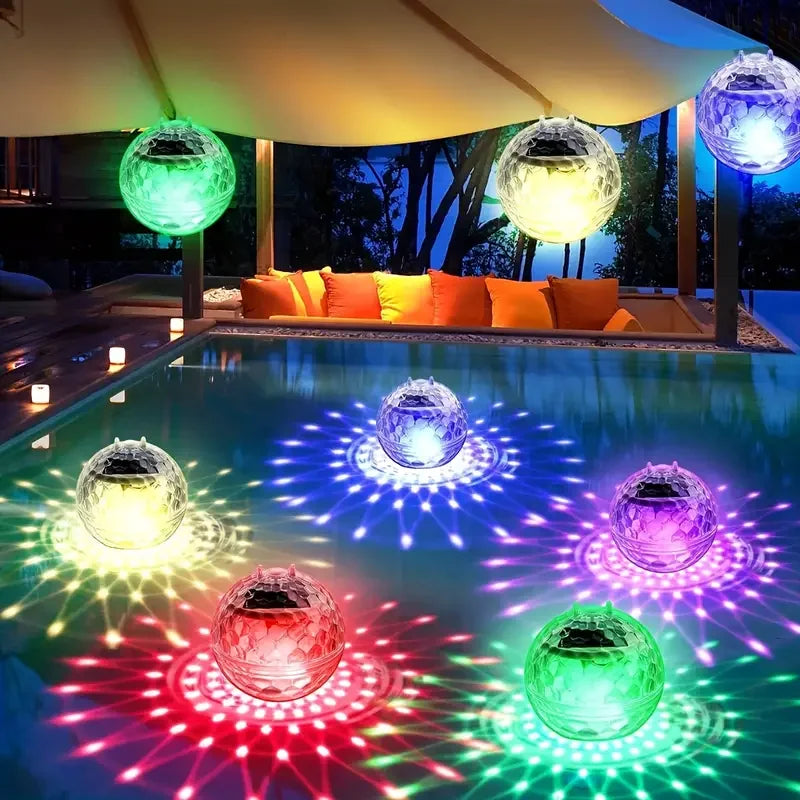 SOLAFLARE Schwimmende Solar Poolbeleuchtung
