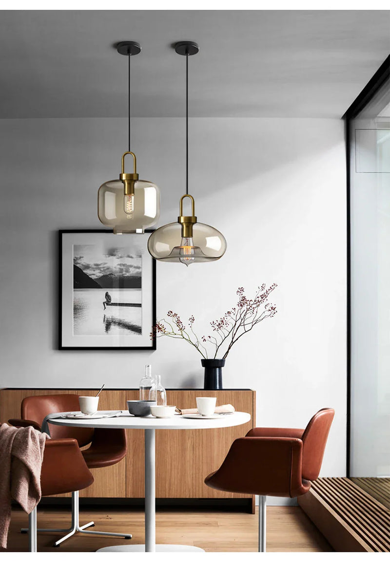 LumiLoft Glas Pendelleuchte