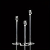 LumenAcry Acryl-Kerzenhalter Set (3-teilig)