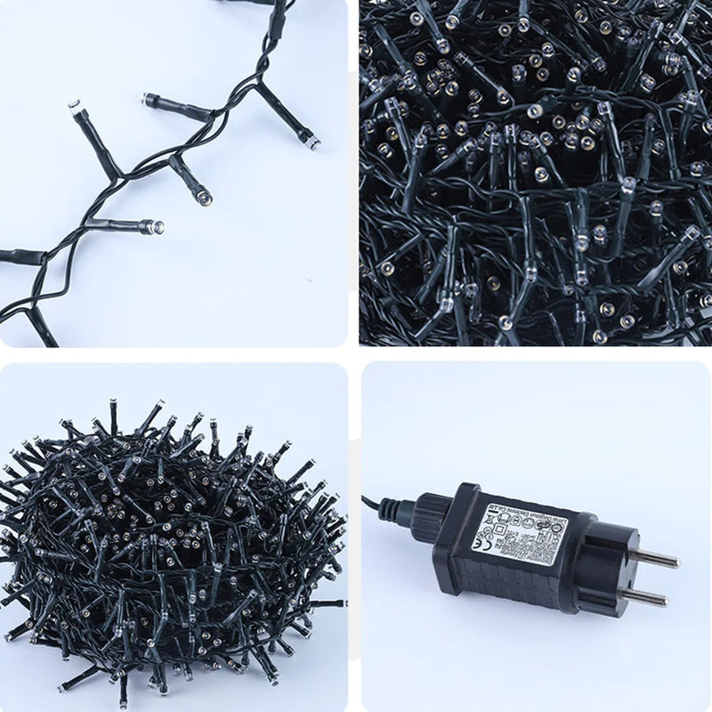 FIREFESTA – 1000/1500 LED Weihnachts-Lichterkette "Firecracker"
