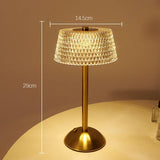 LumaGlow Touch – Wiederaufladbare Glas-LED-Nachtlampe