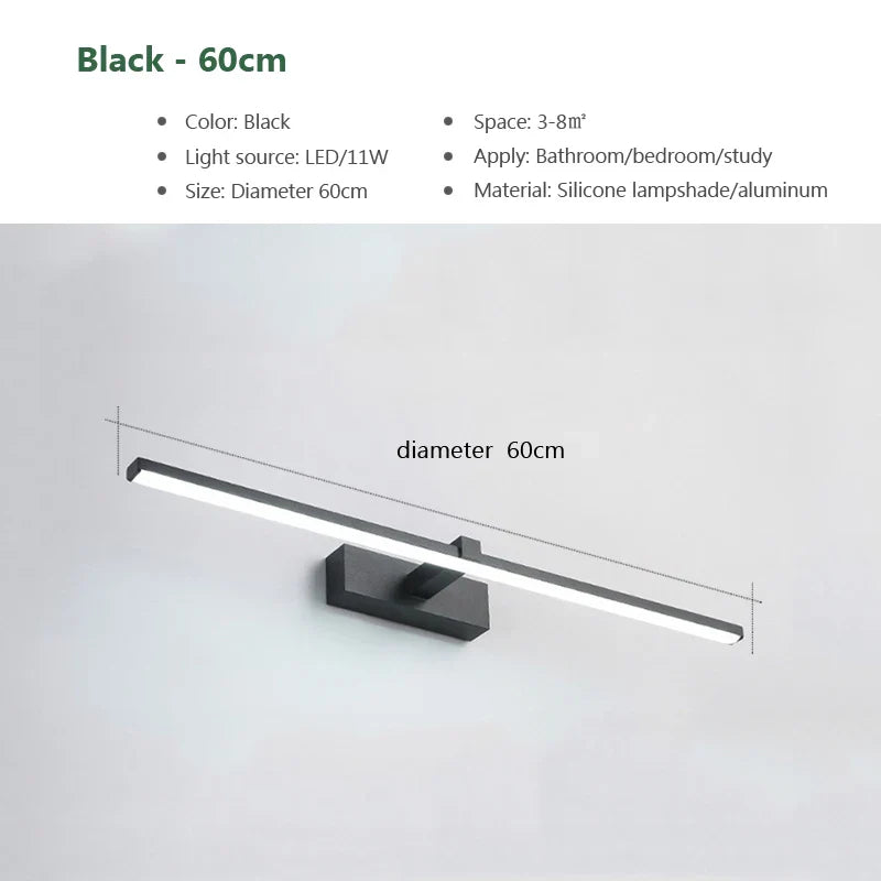 LumiLine LED-Wandlampe für Badezimmer