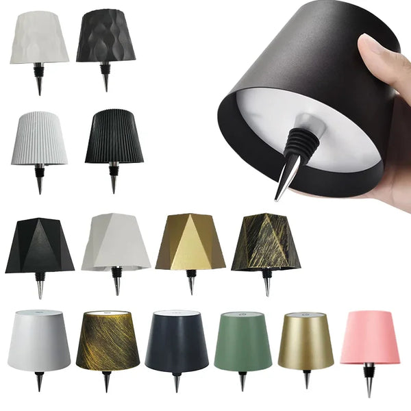 LumoVino – Kabellose Weinflaschen-Tischlampe mit Touch-Steuerung & Stufenloser Dimmung