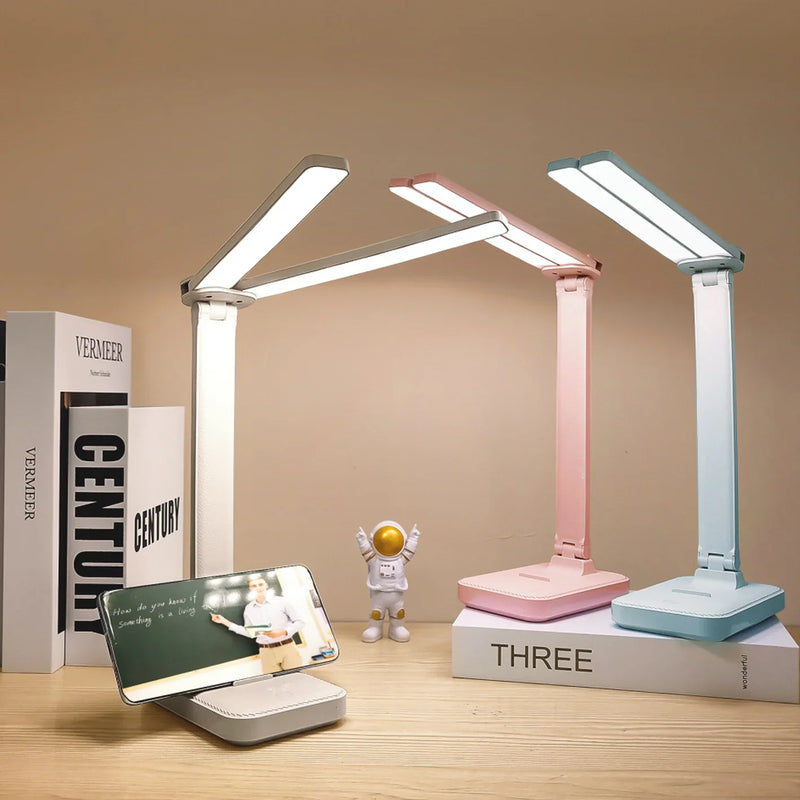 LumoFlex – Wiederaufladbare Faltbare LED-Schreibtischlampe mit Touch-Steuerung & Augenschutz