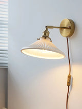Kyotaro Wandleuchte – Japanische Keramik-Wandlampe mit LED-Kompatibilität