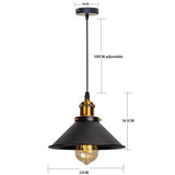 IronGlow Vintage LED Pendelleuchte – Retro Loftlampe für Küche & Esszimmer