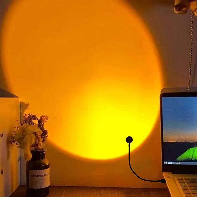 SunGlow USB Sunset LED Projektor